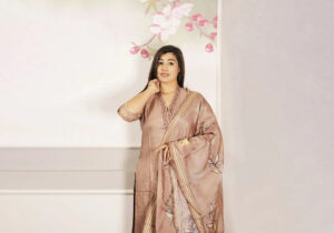Blush Mocha Elegance Embroidered Luxe Suit Set