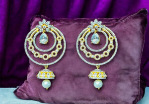 Celestial Hoop Zircon Earrings