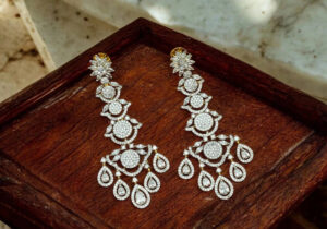 Majestic Diamond Cascade Earrings
