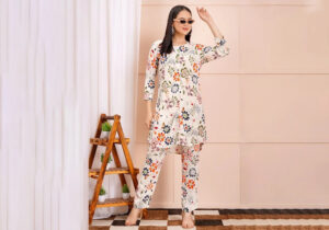 Modern Floral Print Co-ord Set