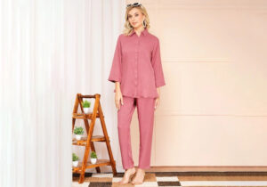 Stylish Mauve Solid Co-ord Set