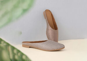 Subtle Grace Beige Ethnic Jutti